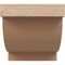 Ekena Millwork 4in. W x 4in. H x 12in. L Alpine Woodgrain TimberThane Rafter Tail, Primed Tan RFTUR04X04X12ALPRCPR - alternate 2